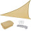 1x1x1 Meter Outdoor Window Shade Sail Breathable Triangular Extra Large Shade Sail 4
