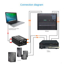 Pro G202 Audio Isolator Dual-Channel 6.5 XLR Audio Isolator Stroom Geluid Ruis Mixer Microfoon Common Ground Filter