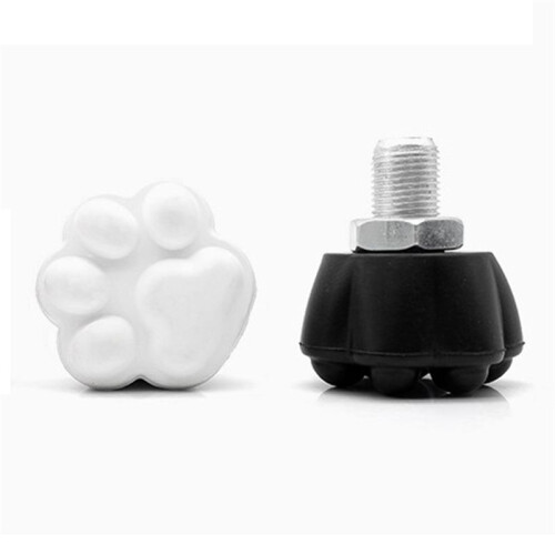2 Pezzi Roller Skate Toe Stops Pattini Toe Stopper Roller Skate Stoppers Skating Practice Training Aids Bianca