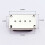 4-SträNgad Elbas Pickup Keramik Pickup Chrome Pickup GitarrtillbehöR 5