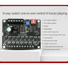 24V High Power Voice Broadcast Prompt Module High och Low Level Trigger 1-To-1MP3 Multifunctional Playback Module, D