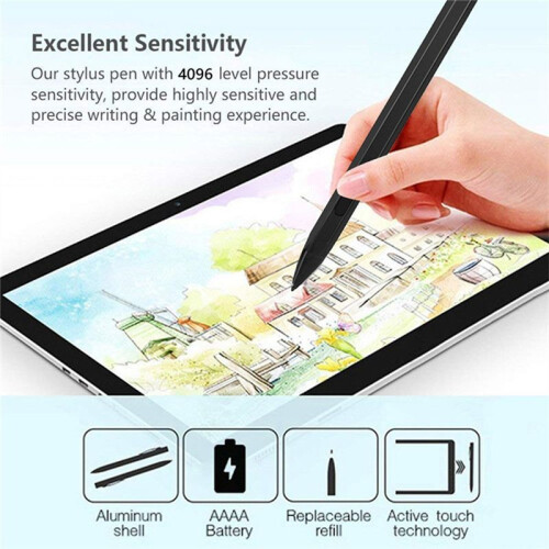 For  Envy  Pavilion X360 Computer Multifunctional Convenient Portable Stylus Pen, Silver 2
