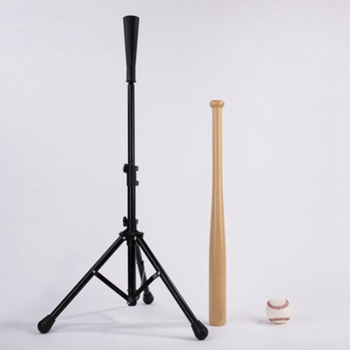 25 Polegadas-39.5 Polegadas Baseball Softball Batting Tee para Hitting Altura AjustáVel Treino Curso T de Viagem Suporte de Bola 1