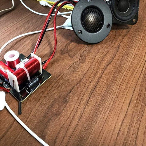 2Pcs Speaker Crossover Speaker Frequency Divider Board Treble Bass Audio Crossover Filters Frequency Distributor 2
