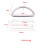 Stainless Steel Scuba Diving Belt Webbing Strap Fixed with D Ring Buckle Ring Buckle Wing BCD Accessories 4