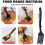 Silicone Flexible Fork, Heat-Resistant Cooking Fork Tools Dishwasher Safe Kitchen Fork Kitchen Non Stick Fork for Mix 2