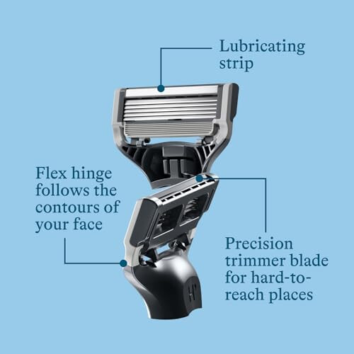 Harry's Harry's Razor Blades Refill, (10) Head Refills with Precision Trimmer, 2