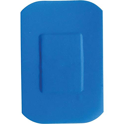 Safety First Aid Group HypaPlast Blue Catering Plasters, 7.2x5cm (Pack 1
