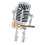 Modello Mic Robot - Dimensioni 20 x 10 x 8 cm - Giallo 16