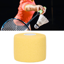 60mm x 20m Racket-Griffpolster Überzug Gelb – Stoßdämpfend & Rutschfest
