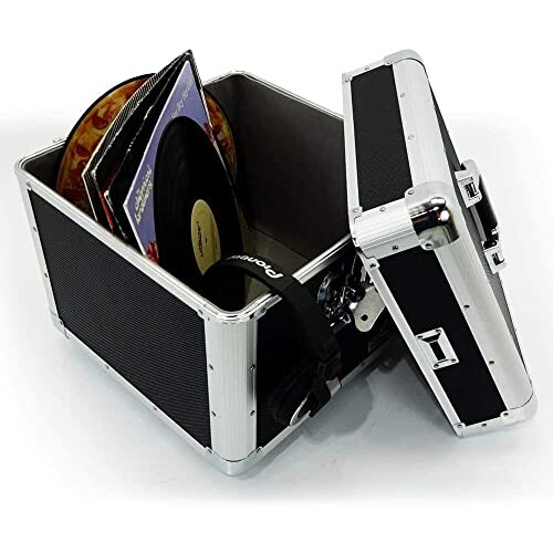 Gorilla DJ LP Vinyl Record Storage Box Case Holds 100pcs 2