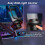 TONOR Gaming USB Microphone with Adjustable RGB Modes & Brightness, 4