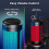 TONOR Gaming USB Microphone with Adjustable RGB Modes & Brightness, 5