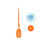 Tepe TePe EasyPick Toothpicks, Orange, ISO XS-S, 60pcs 3