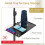 TONOR Microphone Stand with Tablet Holder, Tripod Boom Arm for 4