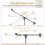 TONOR Microphone Stand with Tablet Holder, Tripod Boom Arm for 8