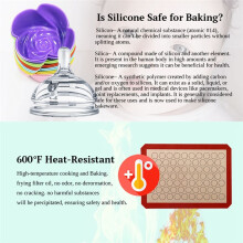 2Pcs Silicone Macaron Baking Mat - for Bake Pans - Macaroon/Pastry/Cookie Making - Professional Grade Nonstick(Red)