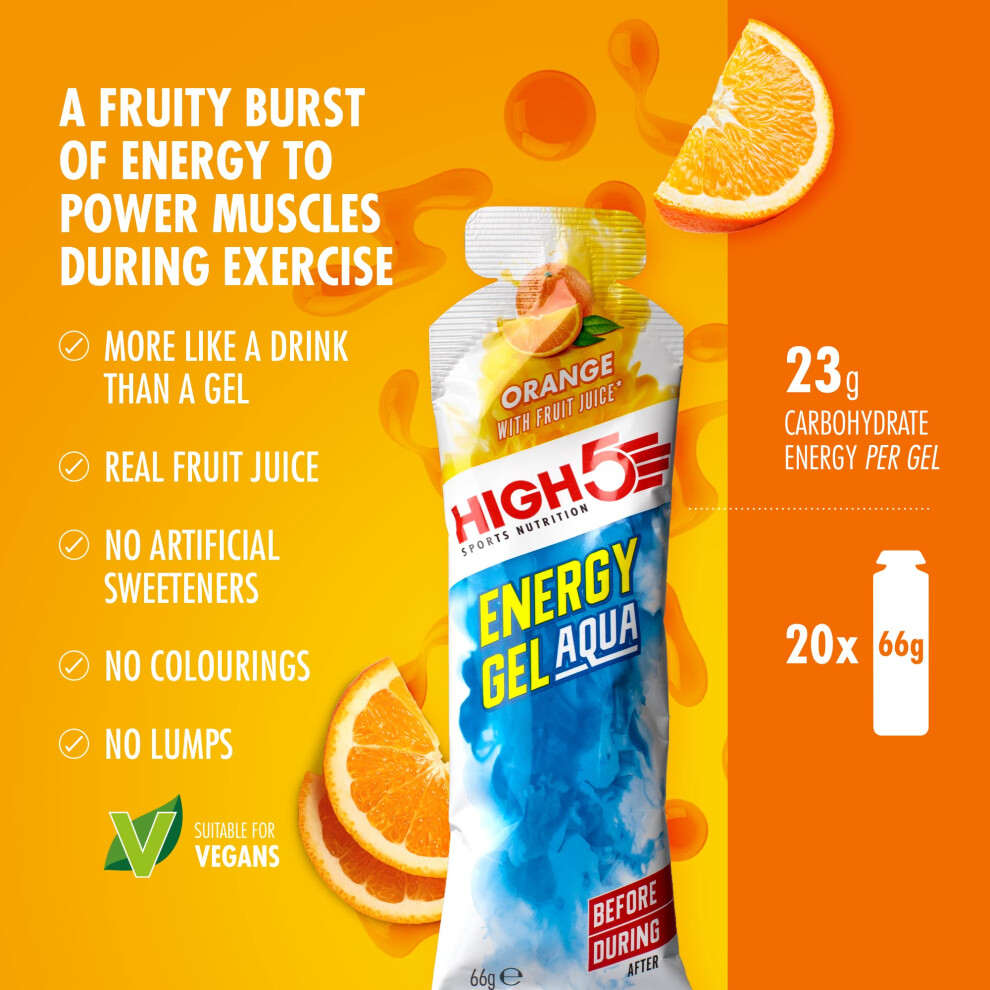High5 Aqua Running Gels Energy Running Essentials For Quick Release E