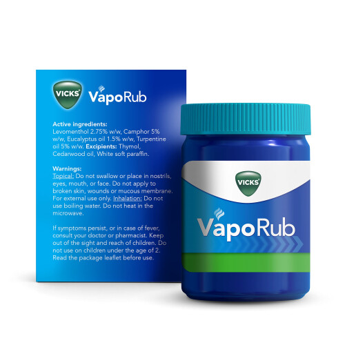 Vicks Vicks VapoRub 100 gr, Cough Cold & Flu Relief, 3 Pack 2