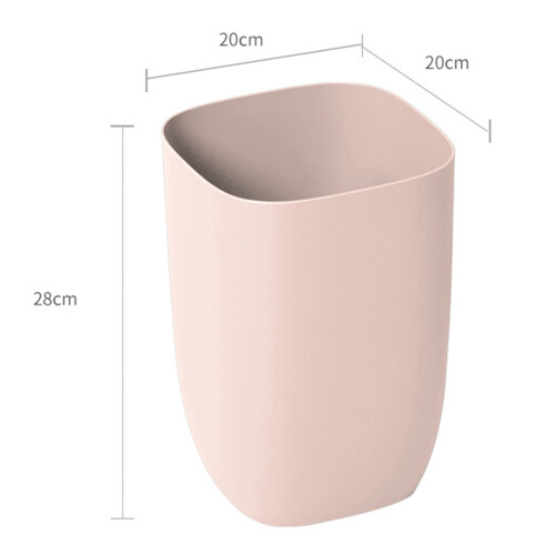 2X Badezimmer Müll Eimer Kleine Büro Eimer Kunststoff Altpapier Müll Eimer Moderner Müll Eimer 2