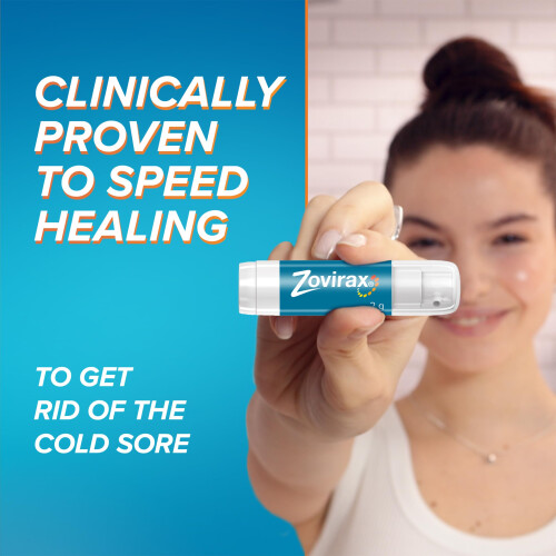 Zovirax Cold Sore Cream Aciclovir PUMP 2 g 2