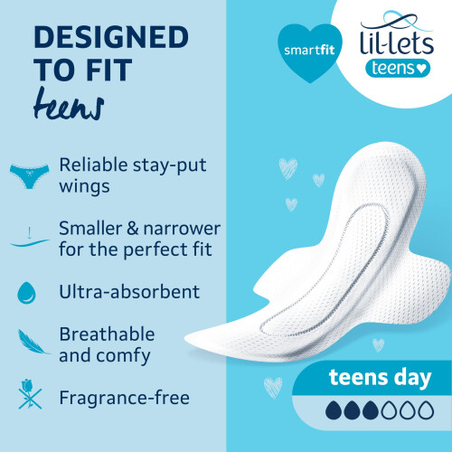 Lil-Lets Lil-Lets Teen Towels Day 1
