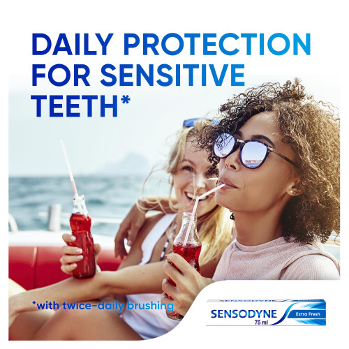 Sensodyne Sensodyne Toothpaste Daily Care, Sensitive for Teeth, Extra Fresh, Mul 1