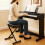 Piano Stool Adjustable Height Piano Bench X-Style Padded Keyboard Stool 6