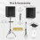 TONOR Microphone Isolation Shield for Studio, Framed Acoustic Foam Box 4