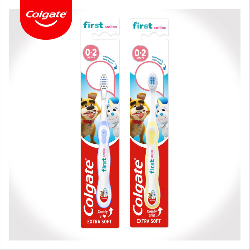 Colgate Colgate Kids Toothbrushes Multipack 0-2 Years – Extra-Soft bristles fo 1