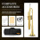 SONICAKE Bb Standard Trumpet Set with Hard Case for Beginner, 6