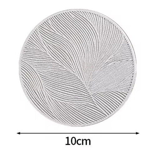 Round Coasters Heat-Resistant Coasters Non-Slip Protective Mat for Dining Table Kitchen Coffee Tea Hot Drink Coaster B 1