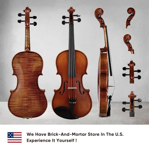 Phoenix PHOENIX Violin 4/4 Full Size Kit, Fiddle Set for Beginner 1