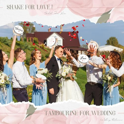 Lukmaa 36 Set 4 inch Wedding Tambourines Bulk 2