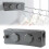 Retractable Clothesline, Outdoor Clothesline, Double- Clothes Drying and Drying Adjustable Laundry  Wall-Mounted 7