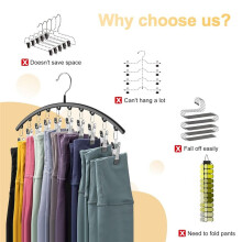 Wardrobe Leggings Storage Metal Yoga Pants Hanger Wardrobe Storage Rack