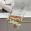 Transparent Kitchen Grain Storage Container with Handle, 2800ml, Moisture-Proof and Insect-Resistant Green 4