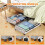 Under Bed Storage with Wheels,2-Pack Under Bed Storage Containers with Lids Rolling Under Bed Drawer for Clothes,Shoes,A 3