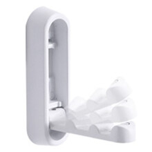 4 ganchos plegables para abrigos, ganchos de pared plegables, ganchos de pared de aleación de zinc resistentes, diseño compacto.