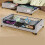 Under Bed Storage with Wheels,2-Pack Under Bed Storage Containers with Lids Rolling Under Bed Drawer for Clothes,Shoes,A 7
