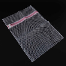 Large Net Washing Bag, Set of 8 Durable Coarse Mesh Laundry Bag with Zip Closure for Clothes, Delicates