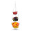2PCS 3 Tier Fruit Basket, Vegetable Kitchen Storage Basket Chain Hanging Space Saving Fruits(Silver & Copper) 5