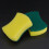 60pcs Multi-purpose Double-faced Sponge Scouring Pads Dish Washing Scrub Sponge Stains Removing Cleaning 7