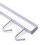 Multi-Use White Hanging Hooks (6 Pack) for Kitchen Closet and Home Storage 6