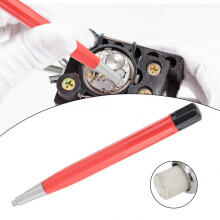 2X Uhr Rost Entfernung BüRste Stift Glasfaser / Messing / Stahl Reinigen Kratzen Polierenl Uhr Teile Reparatur Werkzeug