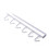 Multi-Use White Hanging Hooks (6 Pack) for Kitchen Closet and Home Storage 1