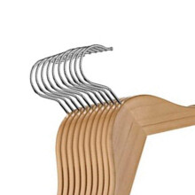 Wooden Children's/Children's Hangers (20 Pack) Smooth and Durable Wooden Baby/Parenting Hangers-12.5 Inch-Space Saving
