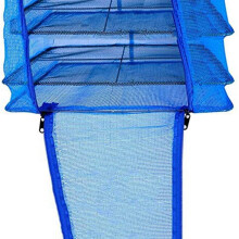 2 Pièces Séries Pliable 4 Couches Séchage Rack pour Légumes Poissons Plats Maille Suspendus Séchage Filet Suspendu