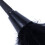 2Pc Fashion Turkey Feather Duster with Black Plastic Handle Cleaning Tool(Black)35cm 8