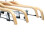 20 Pack Solid Finish Holz Hosen / Rock Kleider BüGel mit Anti-Rost Clips Kleider BüGel 6